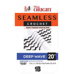 Bobbi Boss 100% Human Hair Blend Miss Origin Seamless Crochet Braids - Hawaiian Jerry 20"