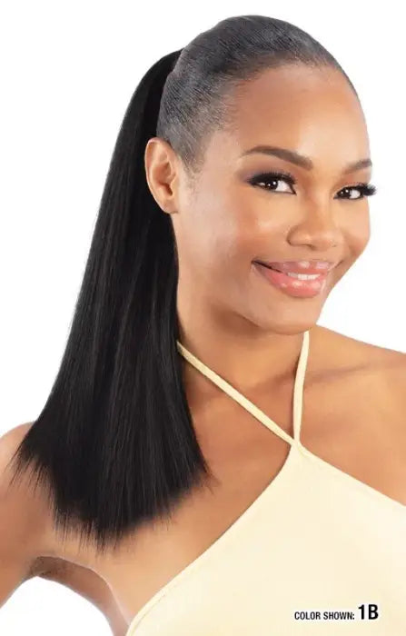 Shake N Go Organique Secret Pocket Pony Pro - Sleek Straight 18"