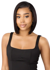 Outre 100% Unprocessed Human Hair 13x5 Lace Frontal Wig My Tresses Black Label - HH-Straight Bob