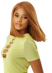 OUTRE 6x5 PRE-CUT LACE CLOSURE WIG HHB-YAKI STRAIGHT BOB 14"
