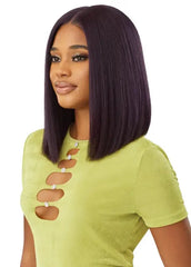 OUTRE 6x5 PRE-CUT LACE CLOSURE WIG HHB-YAKI STRAIGHT BOB 14"