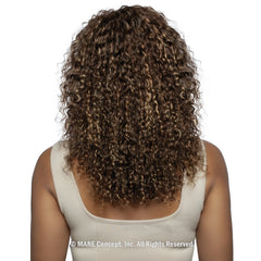 MANE CONCEPT TRILL 100% UNPROCESSED HUMAN HAIR HD PRE-CUT 360 GLUELESS INVISIBLE STRING 04(KEY CURL 18")