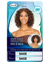 Vanessa Synthetic HD Lace Front Wig - TOPS DM SAGE