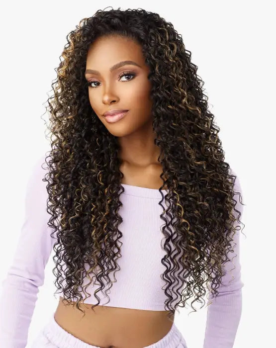 SENSATIONNEL INSTANT UP & DOWN PONY WRAP HALF WIG UD 22