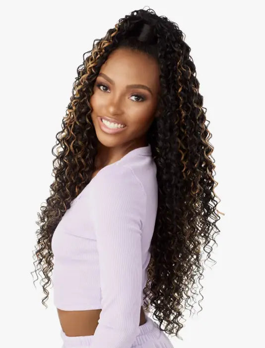 SENSATIONNEL INSTANT UP & DOWN PONY WRAP HALF WIG UD 22