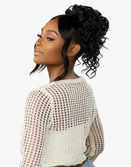 SENSATIONNEL LULU BUN WITH HD LACE PARTING UPDO UNIT 1