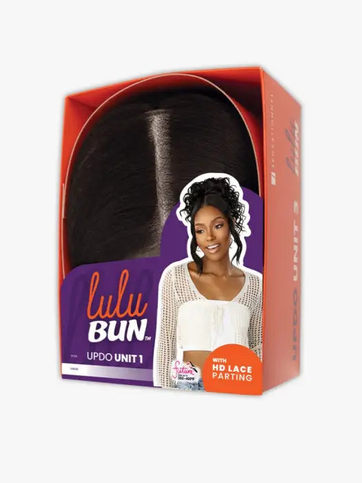 SENSATIONNEL LULU BUN WITH HD LACE PARTING UPDO UNIT 1