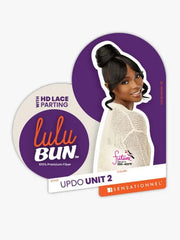SENSATIONNEL LULU BUN WITH HD LACE PARTING UPDO UNIT 2
