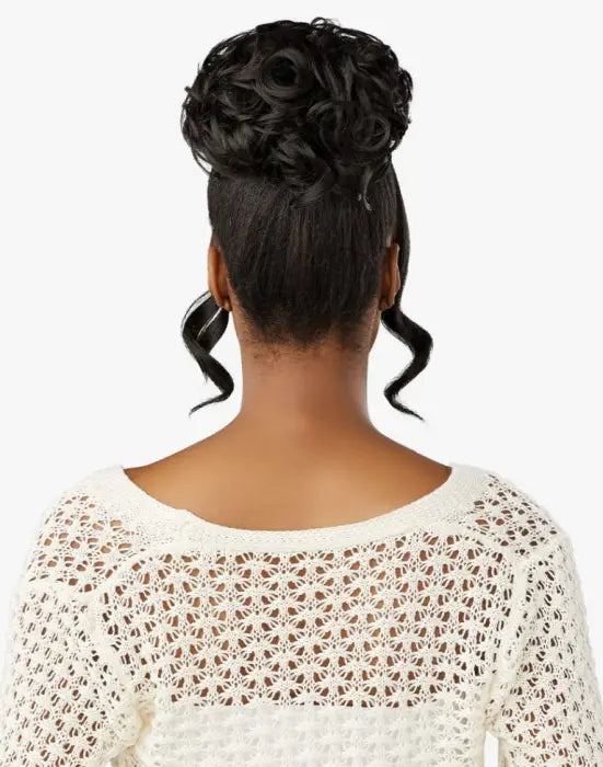 SENSATIONNEL LULU BUN WITH HD LACE PARTING UPDO UNIT 3