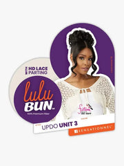 SENSATIONNEL LULU BUN WITH HD LACE PARTING UPDO UNIT 3