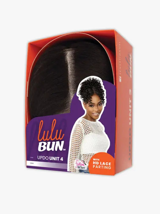 SENSATIONNEL LULU BUN WITH HD LACE PARTING UPDO UNIT 4