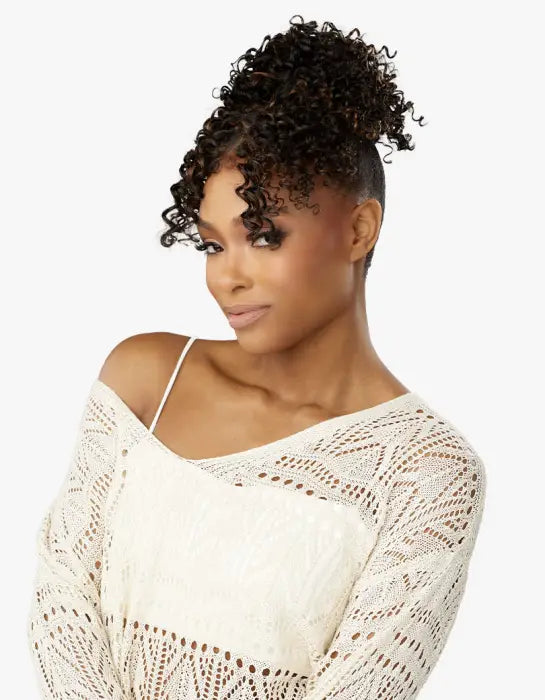 SENSATIONNEL LULU BUN WITH HD LACE PARTING UPDO UNIT 5