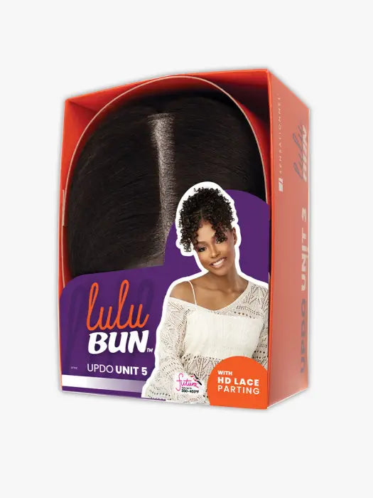 SENSATIONNEL LULU BUN WITH HD LACE PARTING UPDO UNIT 5