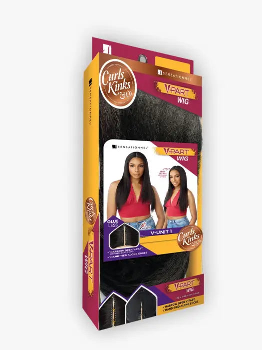 SENSATIONNEL CURLS KINKS & CO V-PART WIG V-UNIT 1