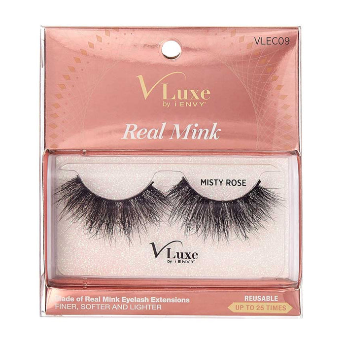 KISS V-LUXE REAL MINK MISTY ROSE - VLEC09
