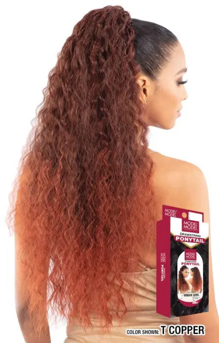 MODEL MODEL SYNTHETIC DRAWSTRING PONYTAIL VOGUE GIRL