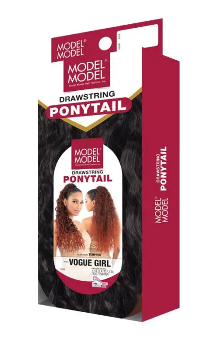 MODEL MODEL SYNTHETIC DRAWSTRING PONYTAIL VOGUE GIRL