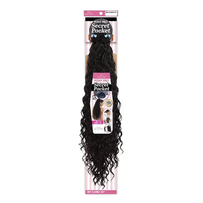 MAYDE BEAUTY SECRET POCKET PONY PRO WET & CURLY 26"