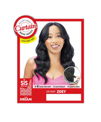 ZURY SIS 4" HAND-TIED LACE PART WIG ZOEY