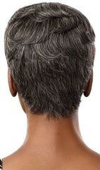 OUTRE UNPROCESSED HUMAN HAIR FAB & FLY GRAY GLMOUR FULL CAP WIG HH ADDISON