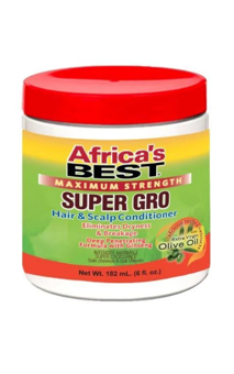 AFRICA'S BEST MAXIMUM STRENGTH SUPER GRO HAIR & SCALP CONDITIONER 5.25OZ