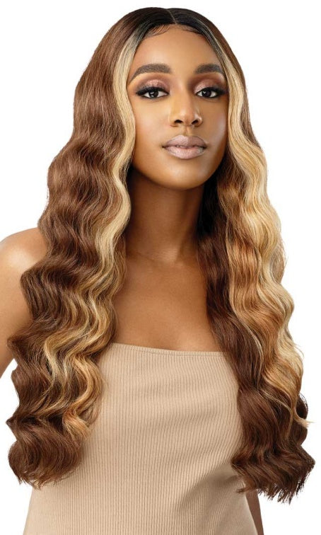 OUTRE SYNTHETIC PRE-PLUCKED HD TRANSPARENT LACE FRONT WIG ARLENA 26