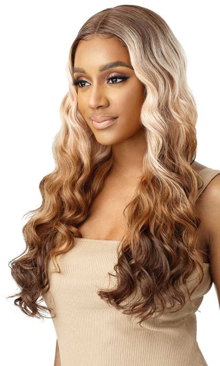 OUTRE SYNTHETIC PRE-PLUCKED HD TRANSPARENT LACE FRONT WIG ARLENA 26