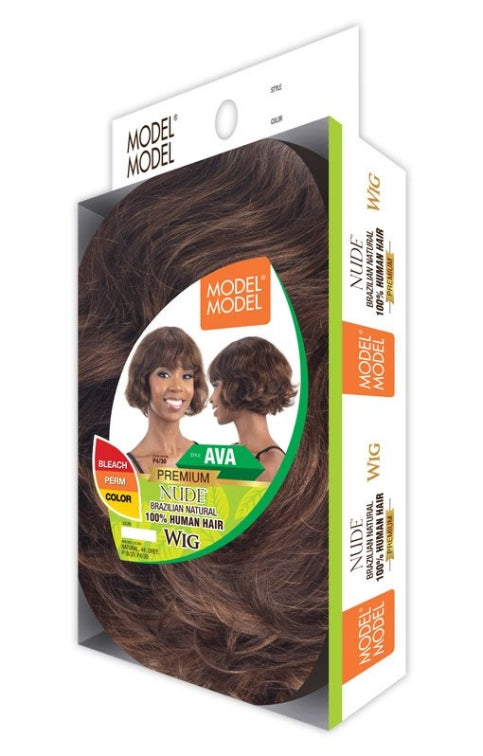 MODEL MODEL NUDE BRAZILIAN NATURAL100% HUMAN HAIR WIG AVA