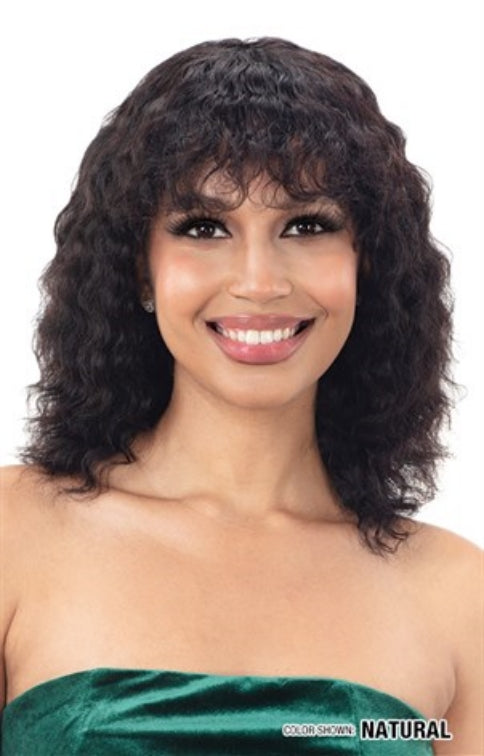 NAKED NATURE BRAZILIAN HUMAN HAIR WET & WAVY WIG BALTIC WAVE