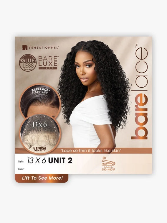 SENSATIONNEL GLUELESS BARE LACE HD LACE FRONTAL WIG 13X6 UNIT 2