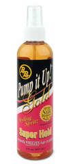 BROTHERS PUMP IT UP! SUPER HOLD GOLD STYLING SPRITZ 8 OZ