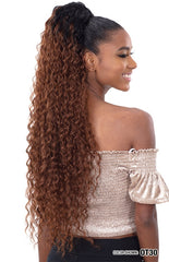 SHAKE N GO ORGANIQUE DRAWSTRING PONYTAIL BEACH CURL 28