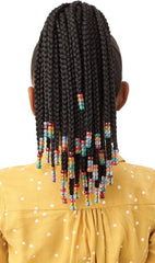 OUTRE LIL LOOKS DRAWSTRING PONYTAIL BEADED BOX BRAIDS 12″