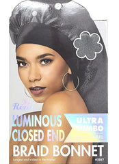 Ms. REMI LUMINOUS CLOSED END BRAID BONNET ULTRA JUMBO (ASSORTED COLORS)