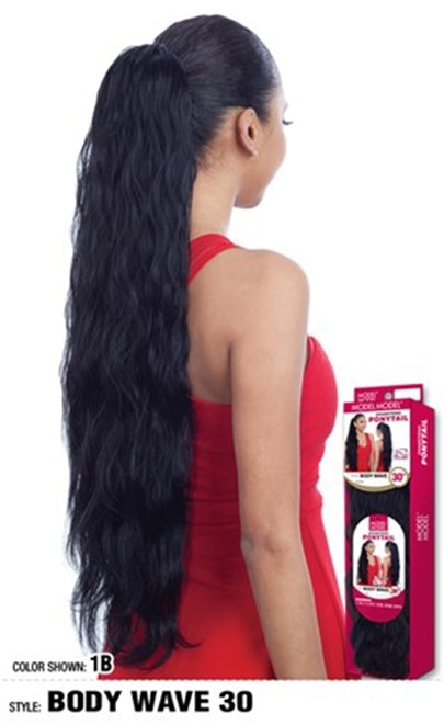 MODEL MODEL DRAWSTRING PONYTAIL BODY WAVE 30"