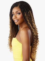 SENSATIONNEL CLOUD9 4X4 BRAIDED LACE FRONT WIG BOHO BOX BRAID 30″