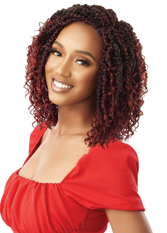 OUTRE X-PRESSION TWISTED UP CROCHET BRAID 2X BOHO WAVY BOMBTWIST 10"