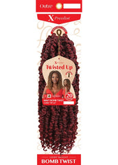 OUTRE X-PRESSION TWISTED UP CROCHET BRAID WAVY BOMB TWIST CURLY TIP 12