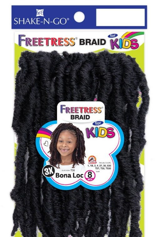 FREETRESS BRAID 3X KIDS BONA LOC 8"