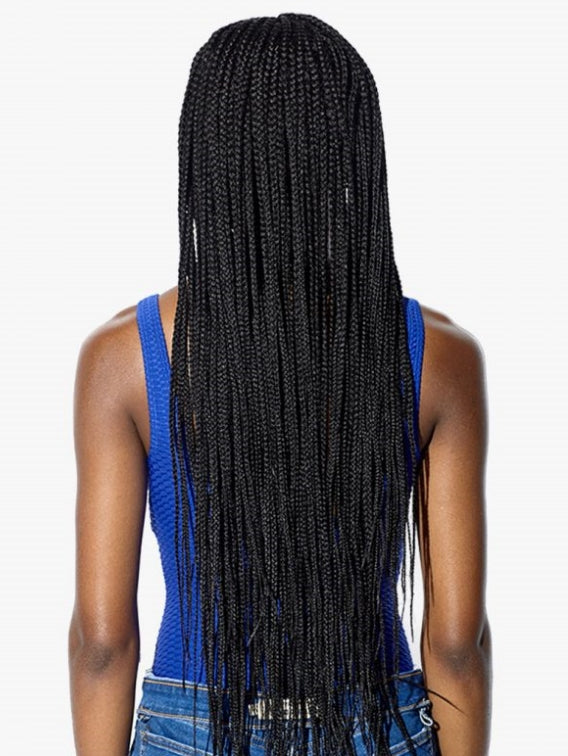 SENSATIONNEL CLOUD9 RUWA 4X4 SWISS LACE FRONT WIG BOX BRAID 36