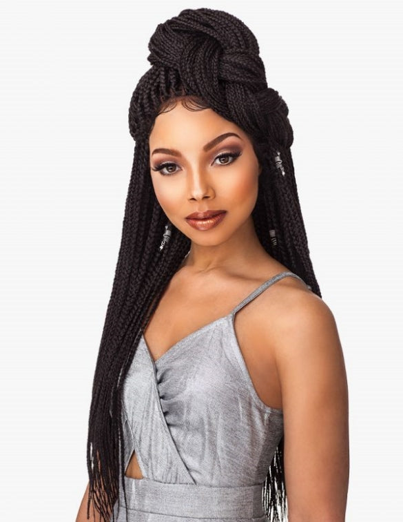 SENSATIONNEL CLOUD9 4X4 LACE PART SWISS LACE WIG BOX BRAID SMALL