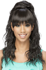 VIVICA FOX SYNTHETIC HAIR DRAWSTRING PONYTAIL TWO IN ONE BANG & PONY BP-KENNEDEI