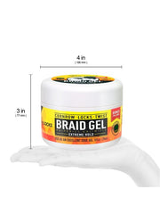 AllDay LOCKS BRAID GEL EXTREME HOLD 10OZ (CORNROW, LOCKS, TWIST)