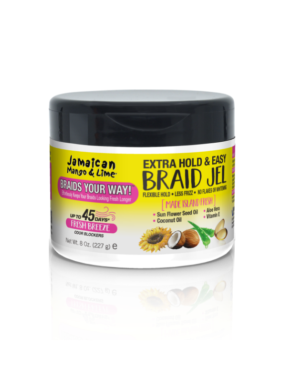 JAMAICAN MANGO & LIME EXTRA HOLD & EASY BRAID JEL 8oz