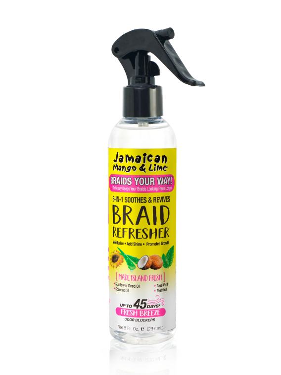 JAMAICAN MANGO & LIME 6-IN-1 SOOTHES & REVIVES BRAID REFRESHER 8oz