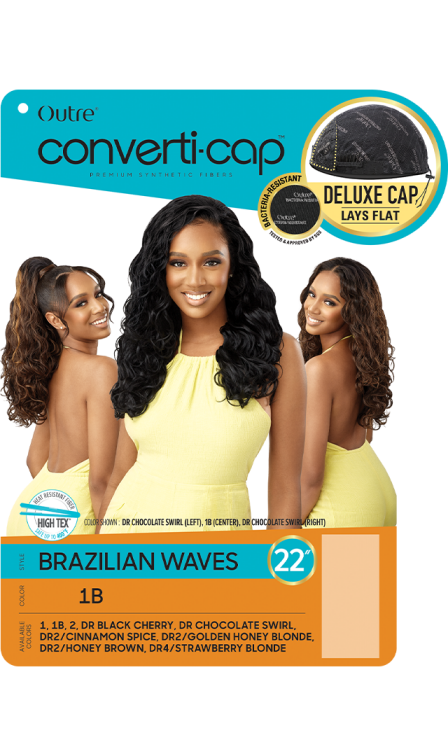 OUTRE WIG CONVERTI-CAP BRAZILIAN WAVES