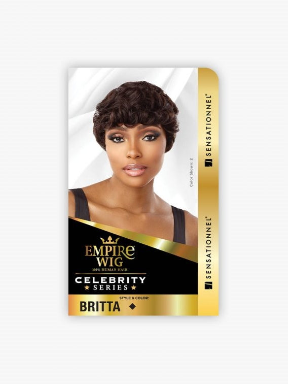 SENSATIONNEL 100% HUMAN HAIR EMPIRE WIG BRITTA