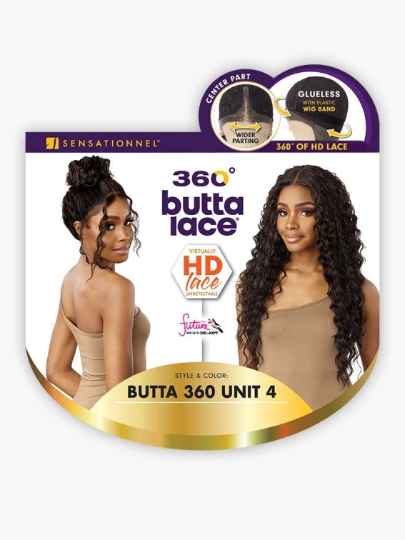 SENSATIONNEL HD LACE FRONT WIG BUTTA 360 LACE WIG UNIT 4