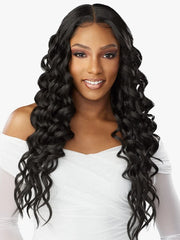 SENSATIONNEL BUTTA LACE HUMAN HAIR BLENDED HD LACE FRONT WIG DEEP TWIST 26