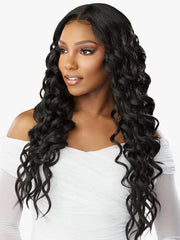 SENSATIONNEL BUTTA LACE HUMAN HAIR BLENDED HD LACE FRONT WIG DEEP TWIST 26